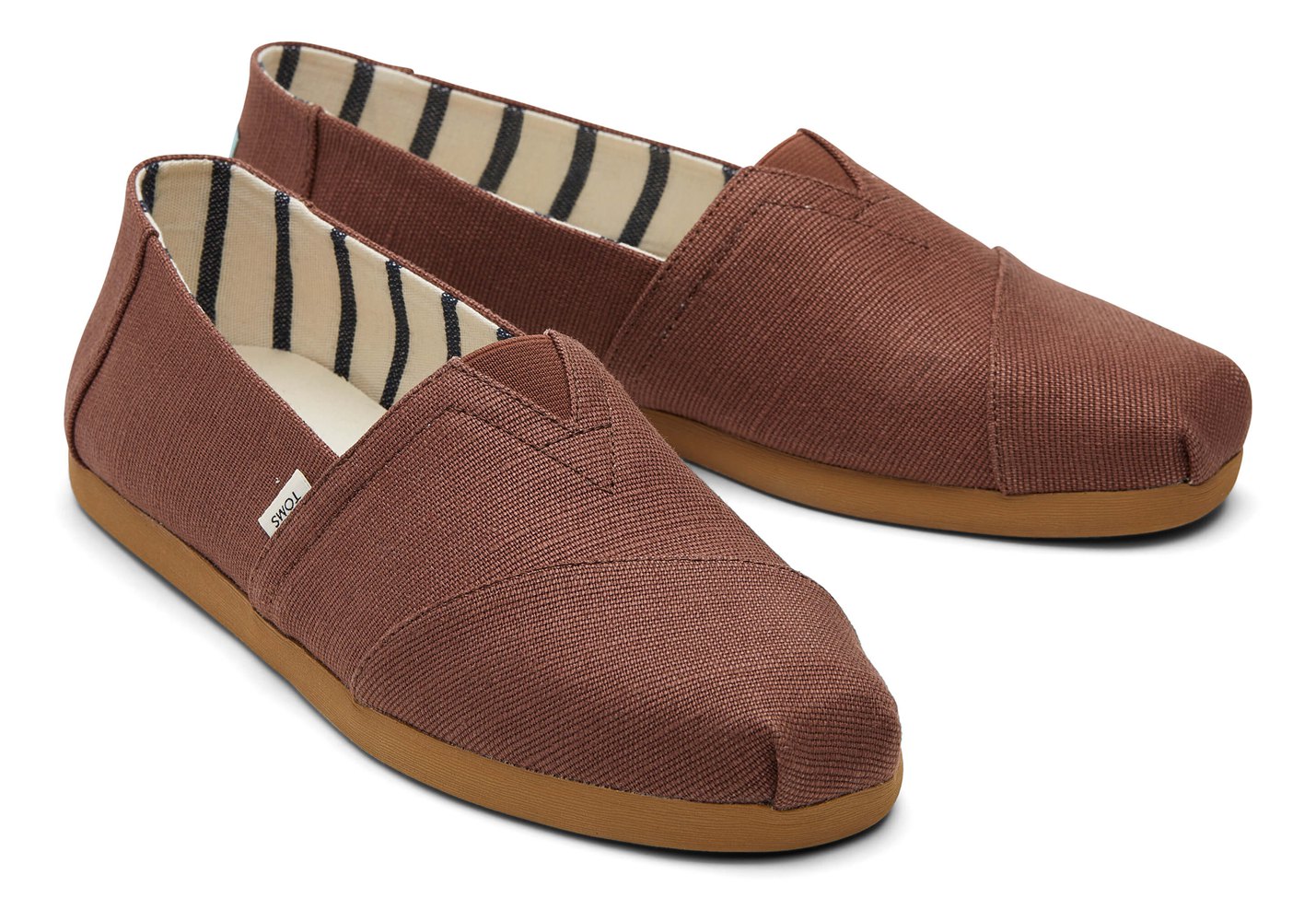 Toms Alpargata Heritage Canvas Espadrille Brown - Mens - 64051-JUOQ